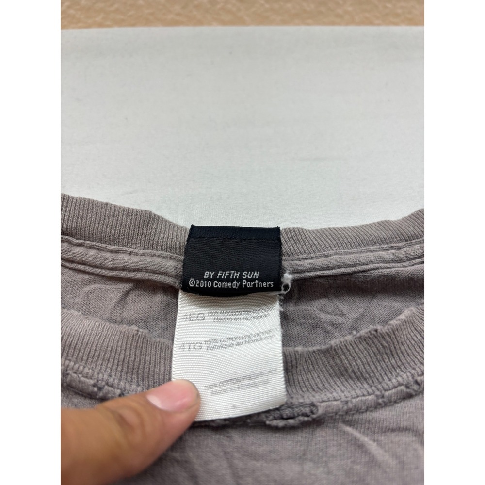 South Park Beefcake Cartman Distressed T-Shirt Grey 4XL Fifth Sun 2010 Thrashed - Picture 4 of 7
